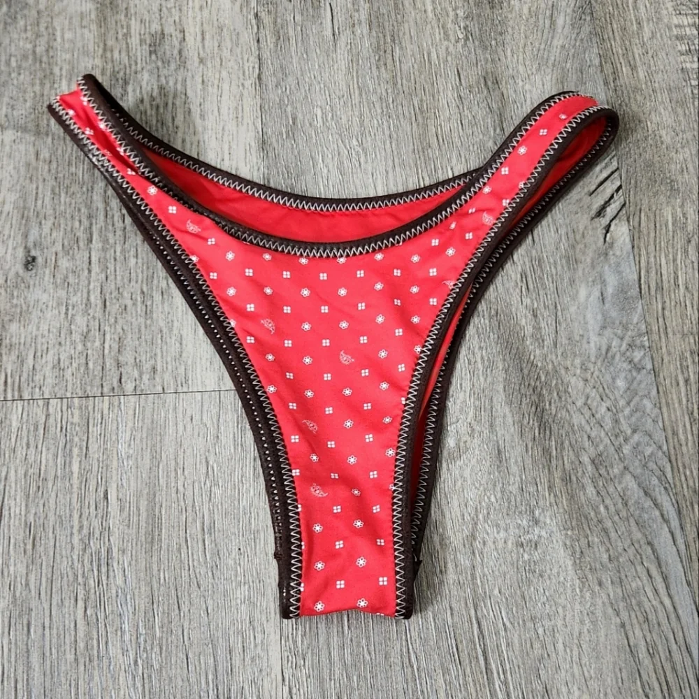 New!Frankie's Bikinis‎ x Bella Hadid Dove Bikini Bottom